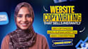 write website content for sales and landing page copy as a website copywriter