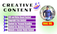 be your creative content development manager