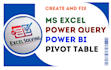 fix excel, power query, pivot table, and power bi problem