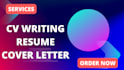 write a professional resume and cover letter