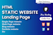 design and deploy static website on github pages