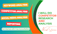 do competitor research and analysis