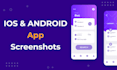 design app screenshots for the app store and play store