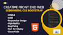 convert figma design to HTML CSS and bootstrap  typing pages