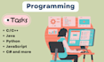 help and code your c, cpp, python, java, and c sharp tasks and projects