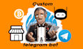 develop  a telegram bot with a database in python