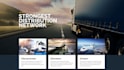 design an optimized logistics website trucking, transport cargo dispatch website
