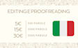 proofread and edit your italian texts