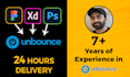 convert figma to unbounce, wix, instapage, ghl landing page