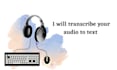 transcribe audio to text