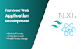 develop web applications using react, next and tailwindcss