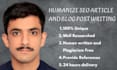 write humanize SEO blog posts and articles with references