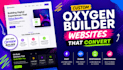 create oxygen builder website