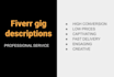 craft a professional gig description