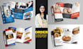 design modern and unique presentation folder