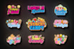 design candy, chocolate, bakery, sweets, or food logo