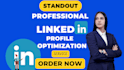 optimize linkedin profile and indeed profile