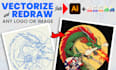 vectorize your drawing and image