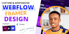 design webflow, framer website, figma to framer or webflow