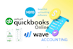 do double entry accounting in quickbooks bookkeeping, xero, waveapps