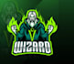 design luxury wizard logo