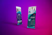 do professional roll up banner, pull up, or billboard design