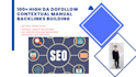 do follow contextual manually backlink building services