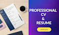 deliver professional cv and resume writing services