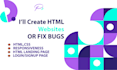 debug and clean up your HTML, CSS, and js code