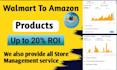 do walmart to amazon dropshipping