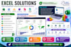 do sales dashboard, income expense budget tracking in excel