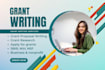 be your grant proposal writer