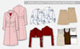 make fashion technical flat drawings cad sketches