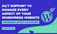 do wordpress website maintenance