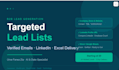build a targeted b2b lead list with verified emails