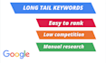 do long tail and low competition keywords research
