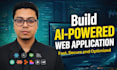 create an ai powered web application using nextjs react and nodejs