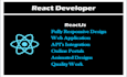 do front end web development in react js and javascript