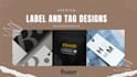 design clothing label and tag