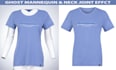 do fashion cloth ghost mannequin or neck joint
