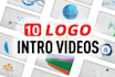create 10 stunning 4k animated logo intro videos