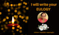 write a heartfelt and sincere funeral eulogy