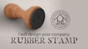 design your company rubber stamps