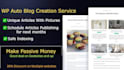 do website development wordpress, landing page with 30 articles