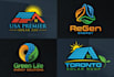 do modern solar panels, electrical power, and energy  logo