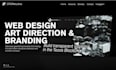 design a modern UI UX creative website or landing page