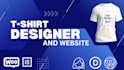 develop online t shirt designer tool and website