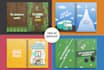 design notebook, journal, and planner cover with free mockup
