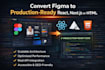 develop your figma design into scalable react or nextjs app