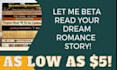 do beta reading as low as 5 dollars